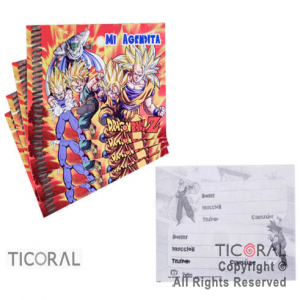 DRAGON BALL AGENDA MINI x 10